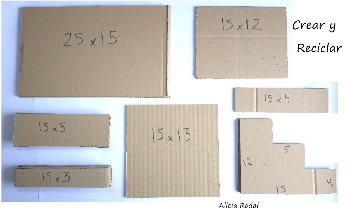 Organizadores de escritorio con cartón y rollos de cartón de papel higiénico