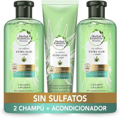 Champú y acondicionador Herbal sin Sulfatos