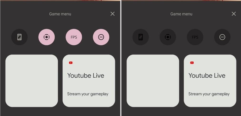 Android 12 DP2 - Game Dashboard