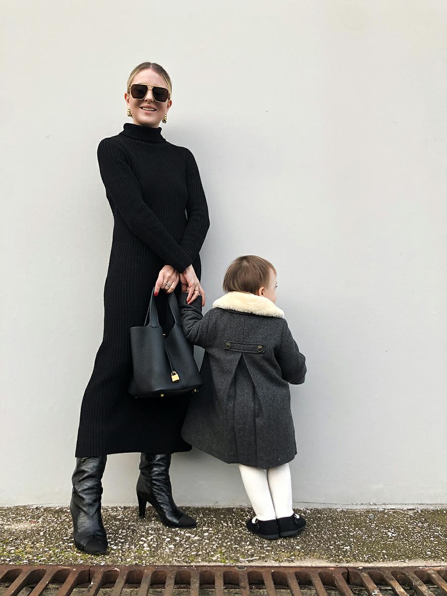 Trini | MaxMara dress Hermes bag