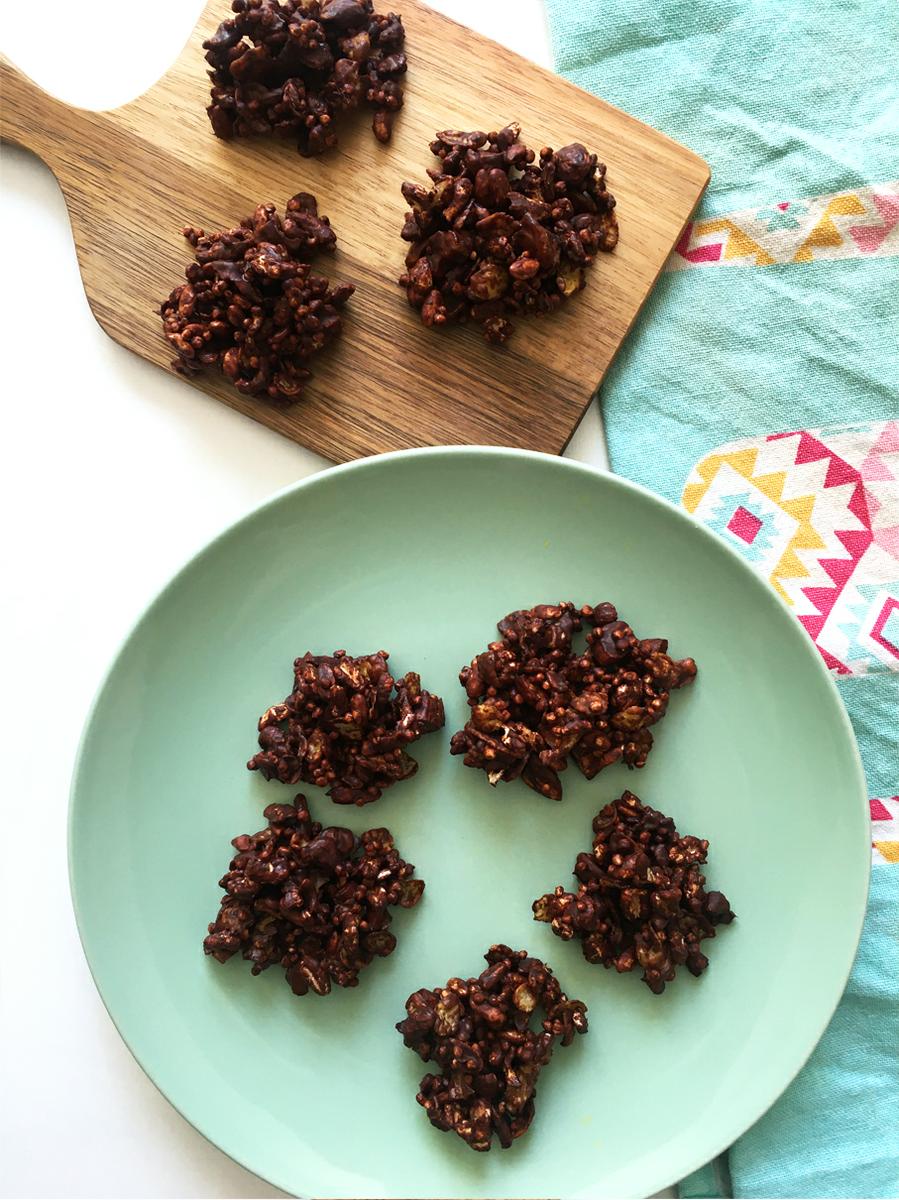 rocas de chocolate saludables 2