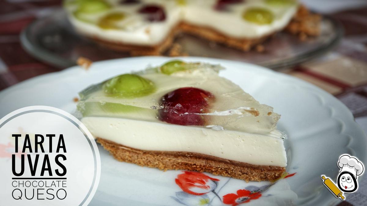 Como hacer la receta de la tarta de uvas y queso en Thermomix