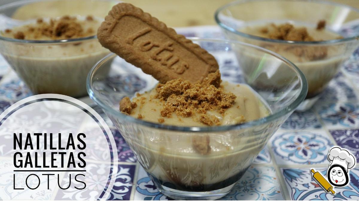 Cómo hacer las natillas de galletas Lotus en Thermomix