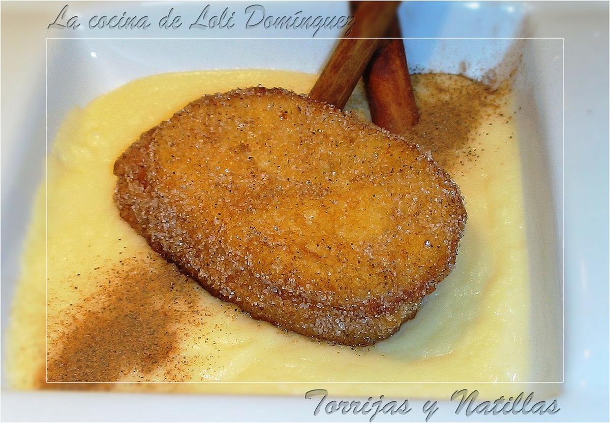 Torrijas tradicionales y Natillas