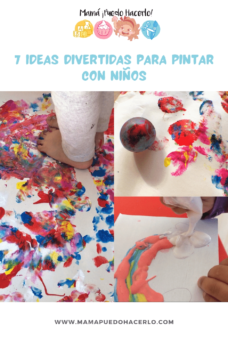 7 Ideas Divertidas para pintar con niños