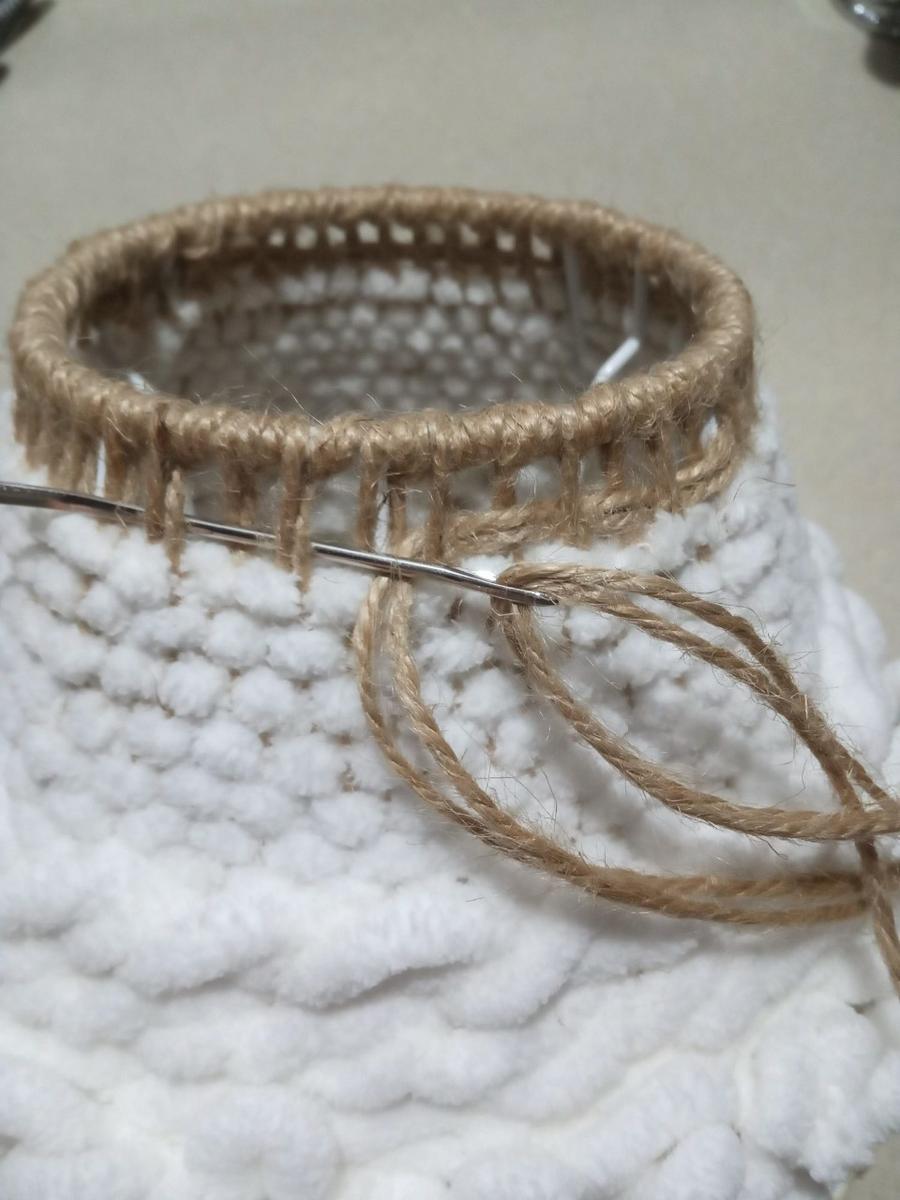 diy lámpara con diseño tapiz