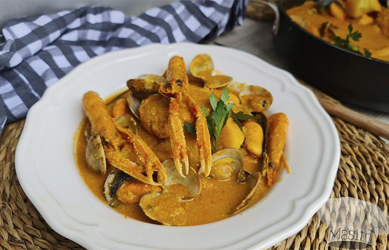 Caldereta de pescado y marisco