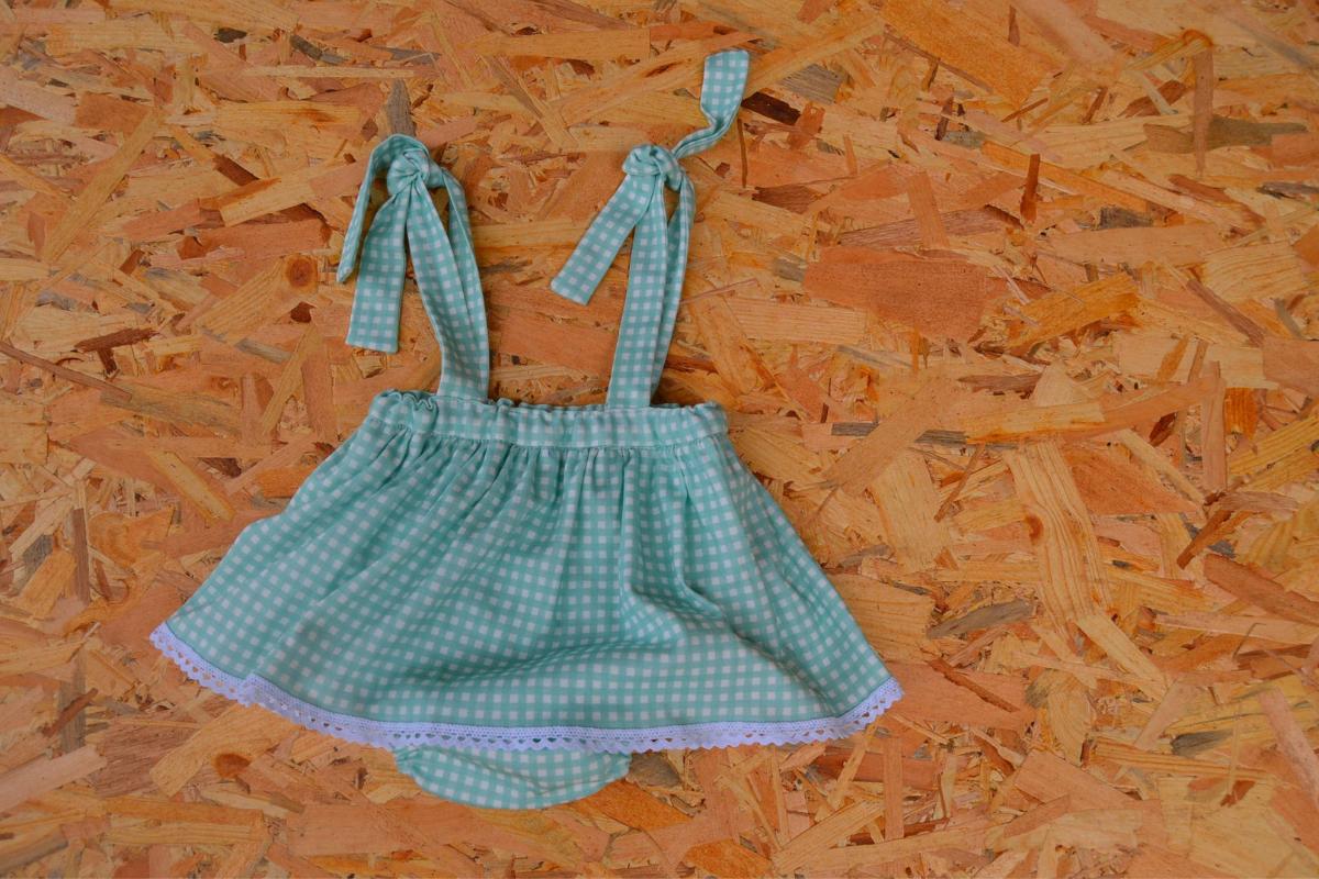 falda con braguita niña