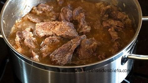 estofado con 2 ingredientes