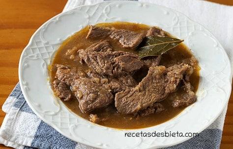 estofado con 2 ingredientes