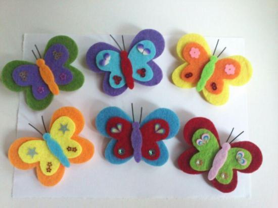 Como crear broches de fieltro