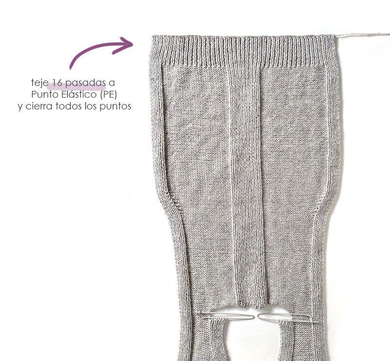 Chaleco de Punto Reversible DUO - Patrón y Tutorial - Teje el bajo de la espalda