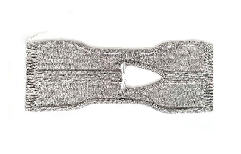 Chaleco de Punto Reversible DUO - Patrón y Tutorial- Teje el bajo de la espalda