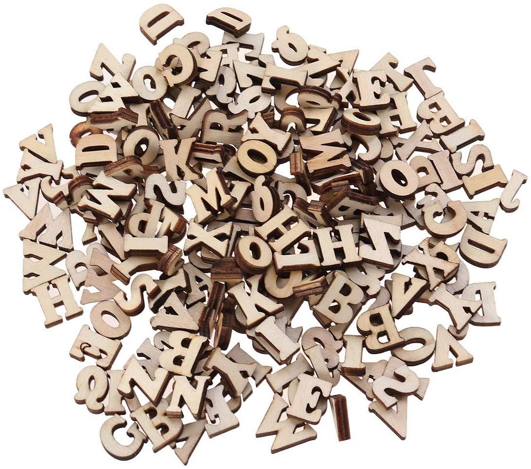 Letras alfabeto madera