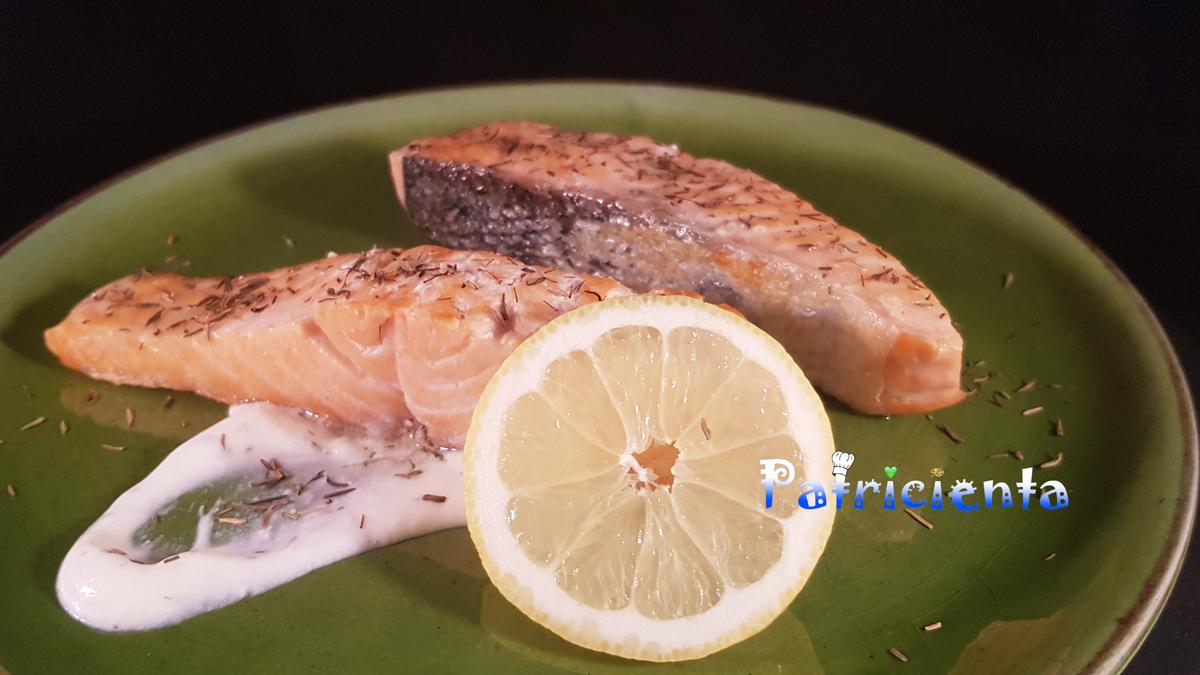 Salmón en salsa de limón