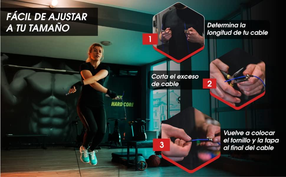Cómo ajustar una cuerda crossfit para saltar