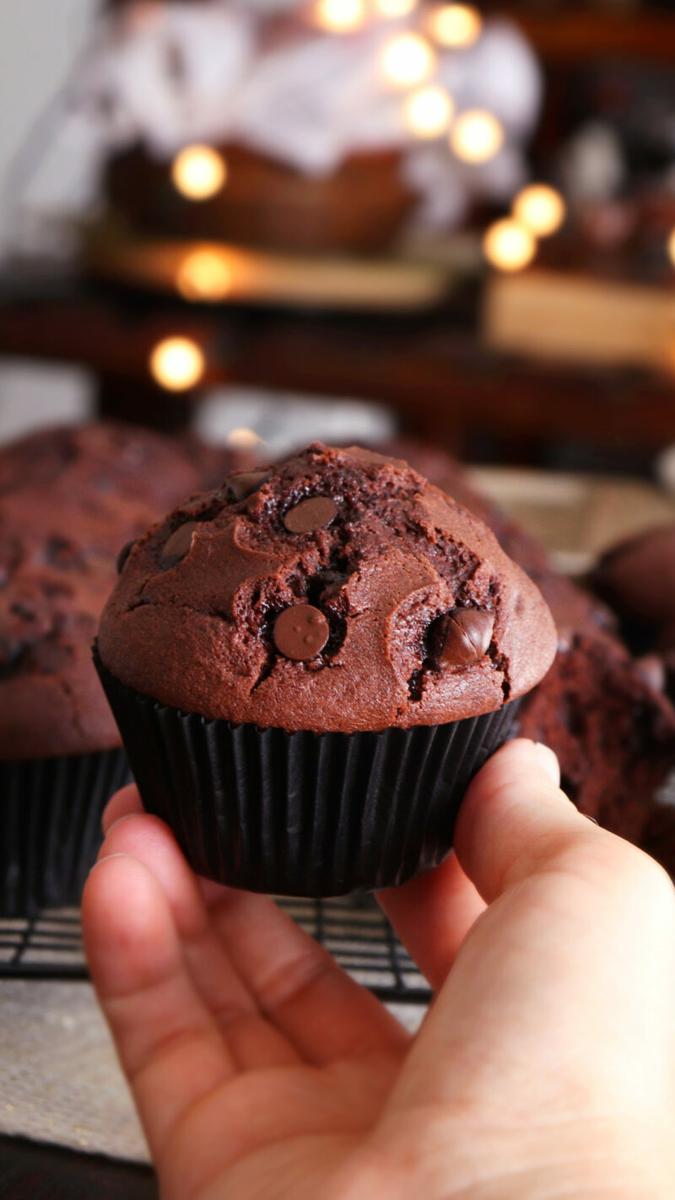 muffins de chocolate magdalena cupcake