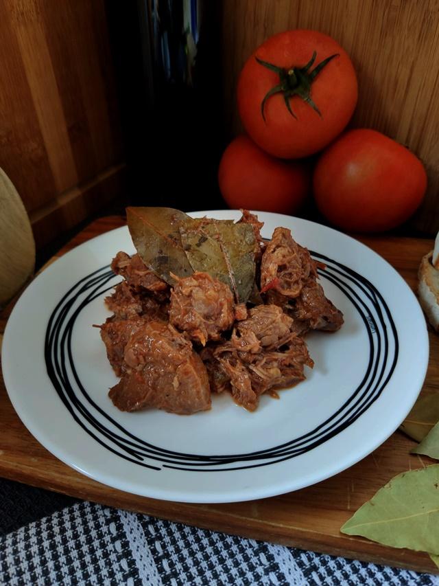 Carne de ternera guisada
