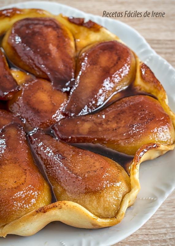 tarta tatin de pera increible