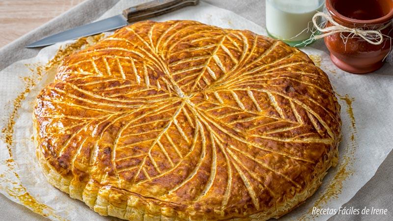tarta de reyes o galette de rois paso a paso