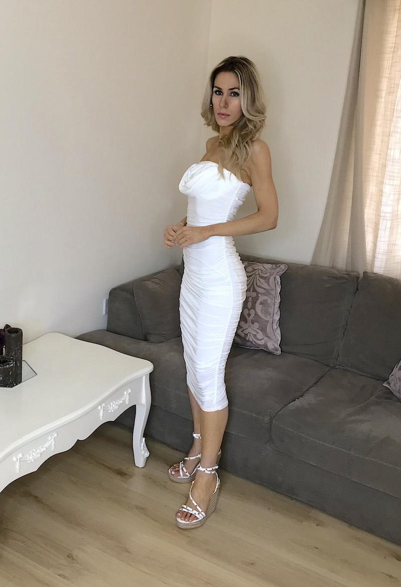 VESTIDO MIDI AJUSTADO