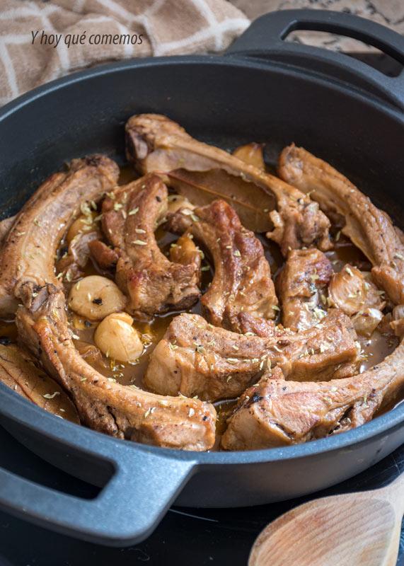 costillas en adobo de cerdo