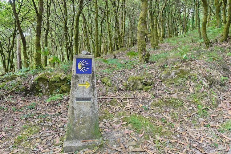 Mojón del Camino de Santiago