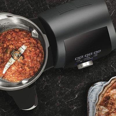 Sofrito hecho con un robot de cocina