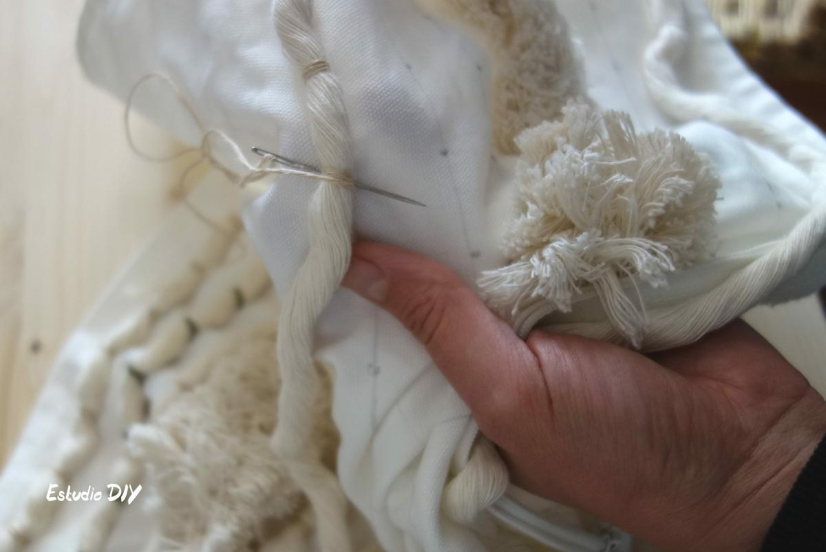 cómo añadir textura a un cojín en pocos pasos