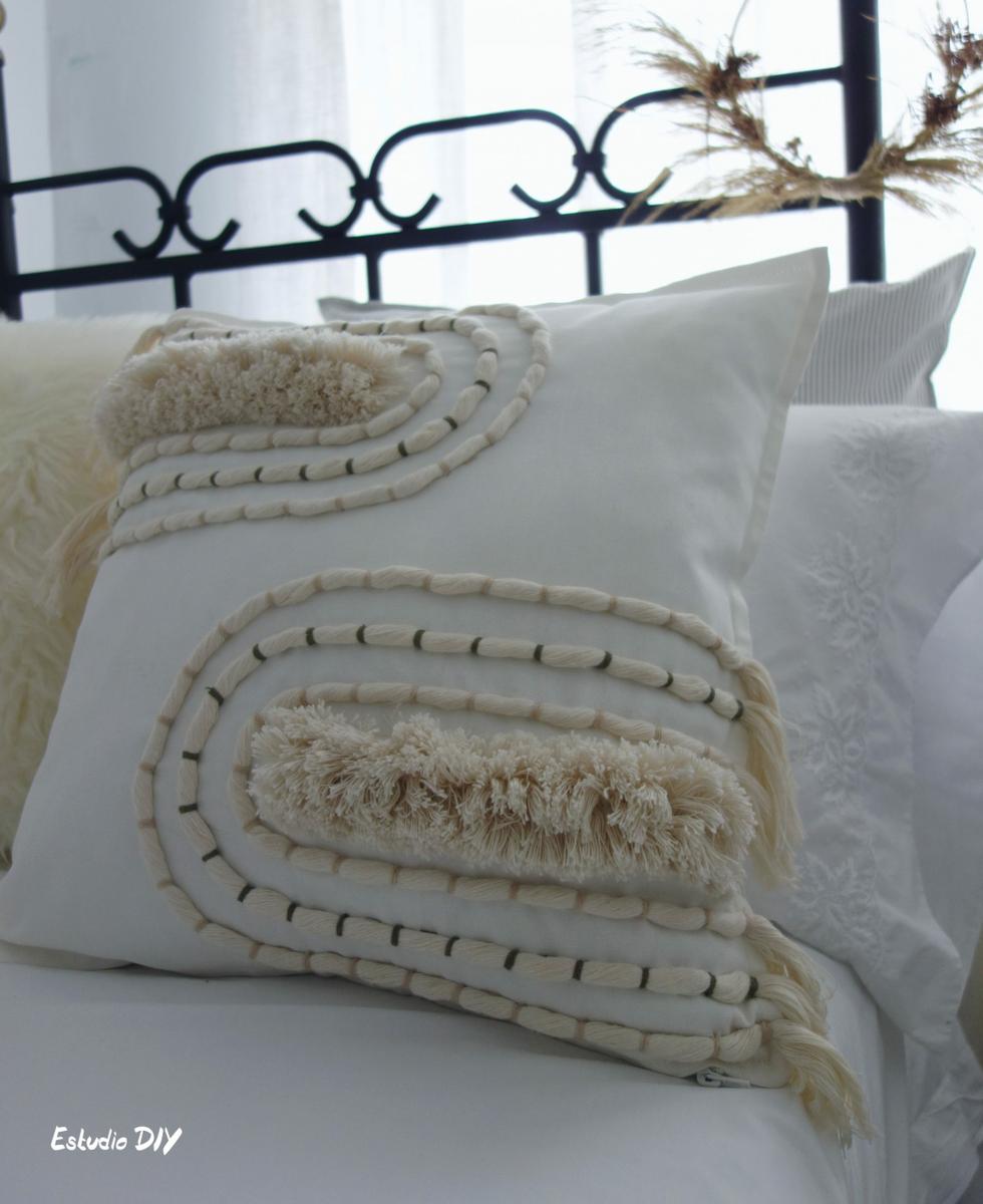 cómo añadir textura a un cojín en pocos pasos