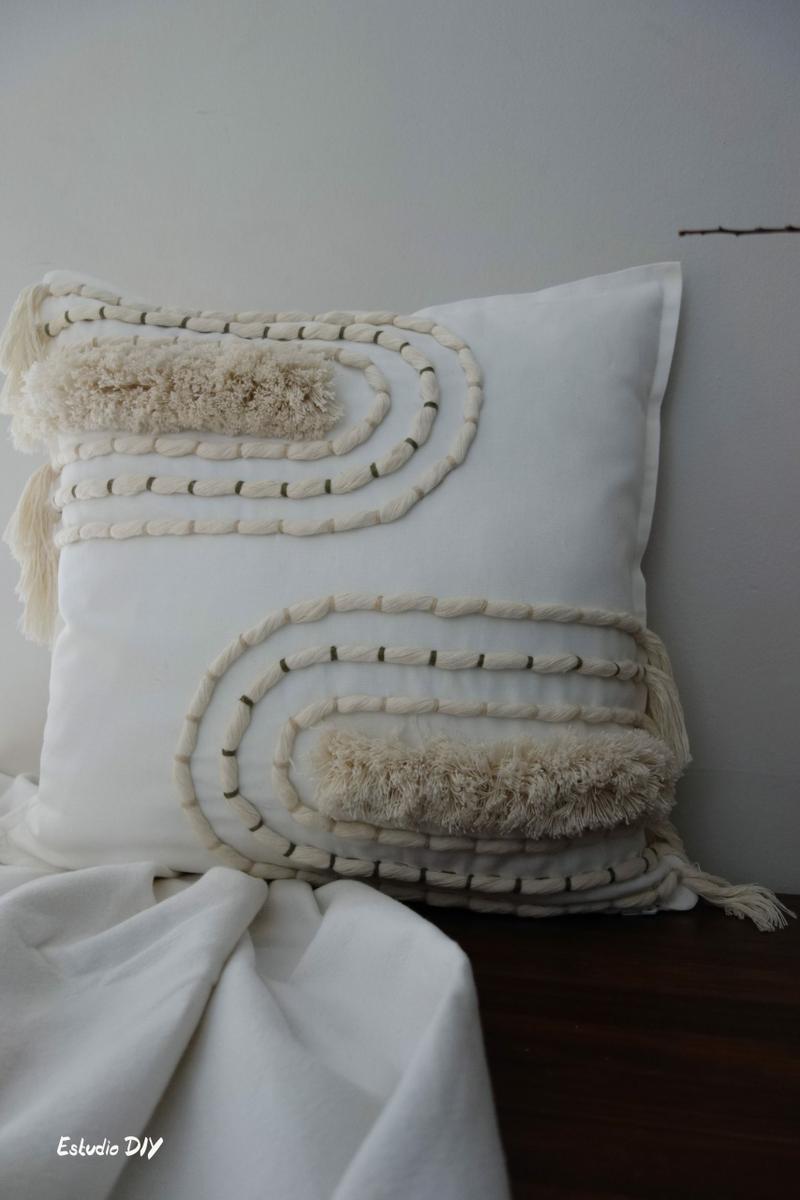 cómo añadir textura a un cojín en pocos pasos