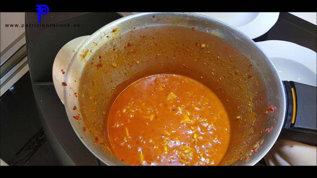 Arroz con pollo y ñoras en MyCook Touch