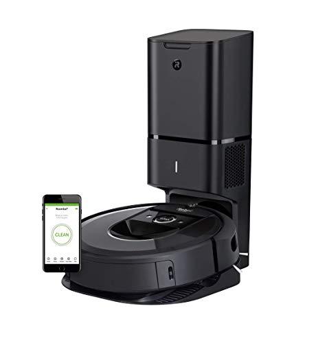 mejor robot aspirador para hogares con mascotas de gama alta, el robot aspirador iRobot Roomba i7+