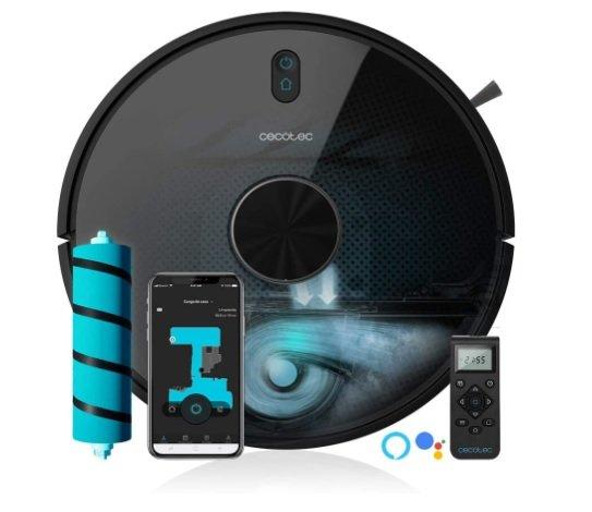 mejor robot aspirador que aspira y friega para hogares con mascotas, Cecotec Conga 5490