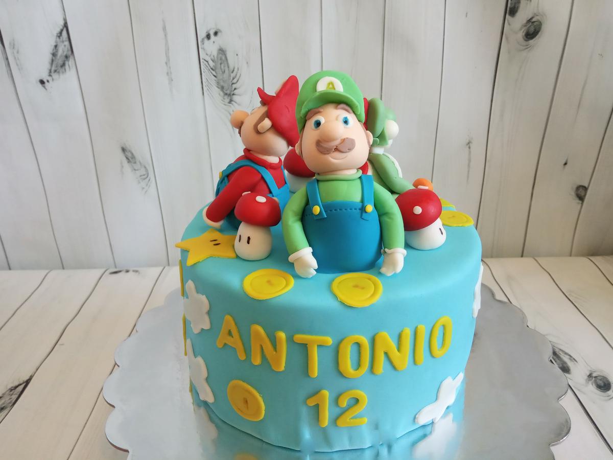 Tarta Super Mario y Luigi