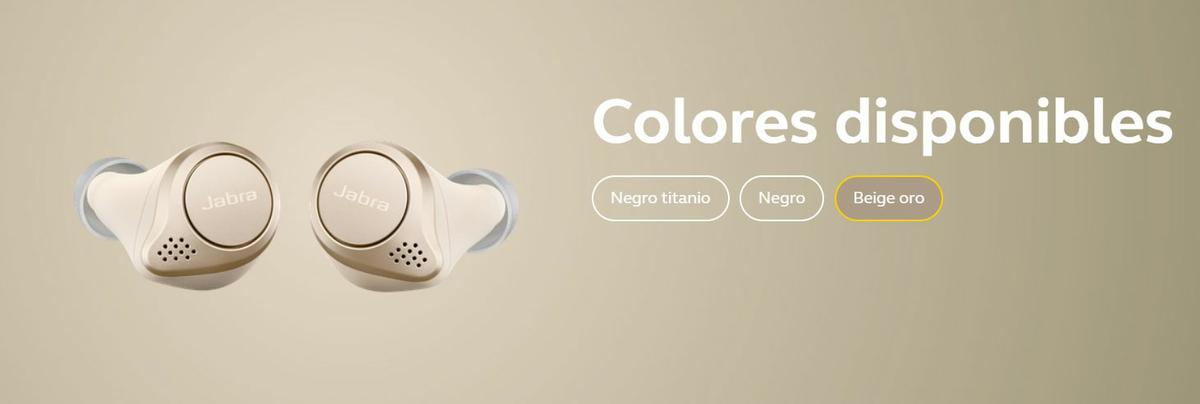 Jabra Elite 75t - Colores disponibles
