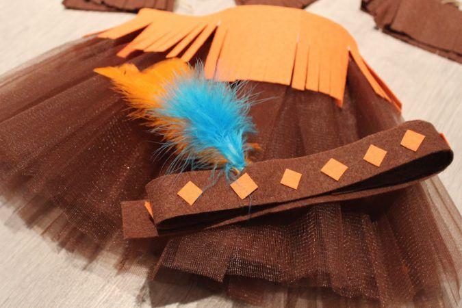 disfraz de india casero para niña