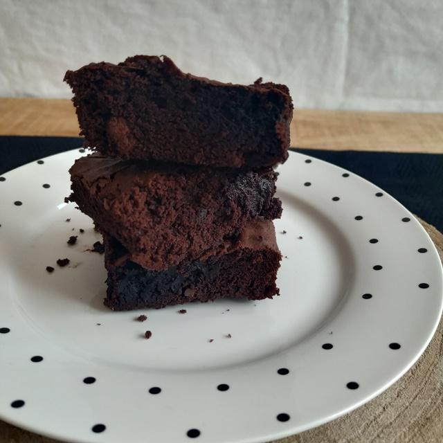 Brownie de chocolate y café