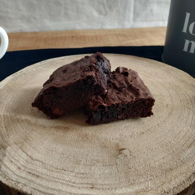 Brownie de chocolate y café