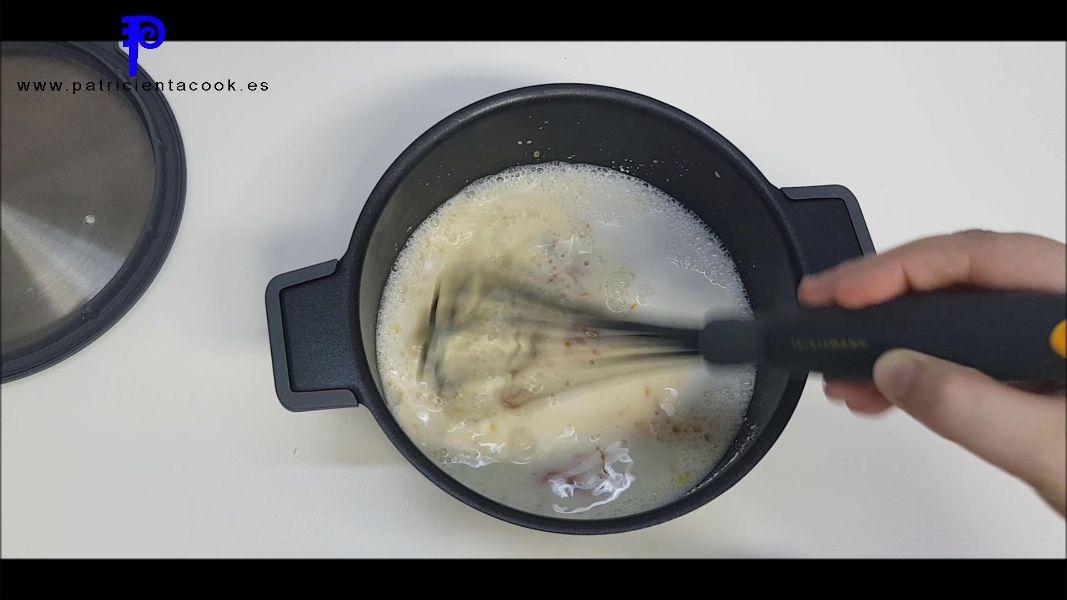 Miguelitos rellenos de crema pastelera