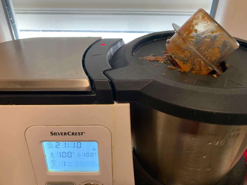 Truco antisalpicaduras Monsieur Cuisine Plus