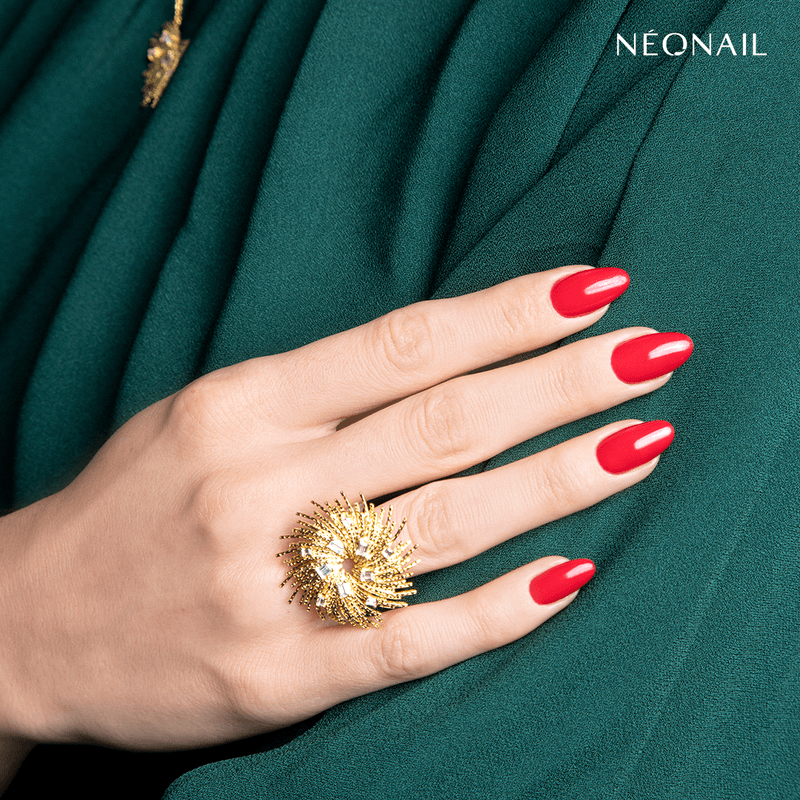 manicura con NEONAIL HARD TOP