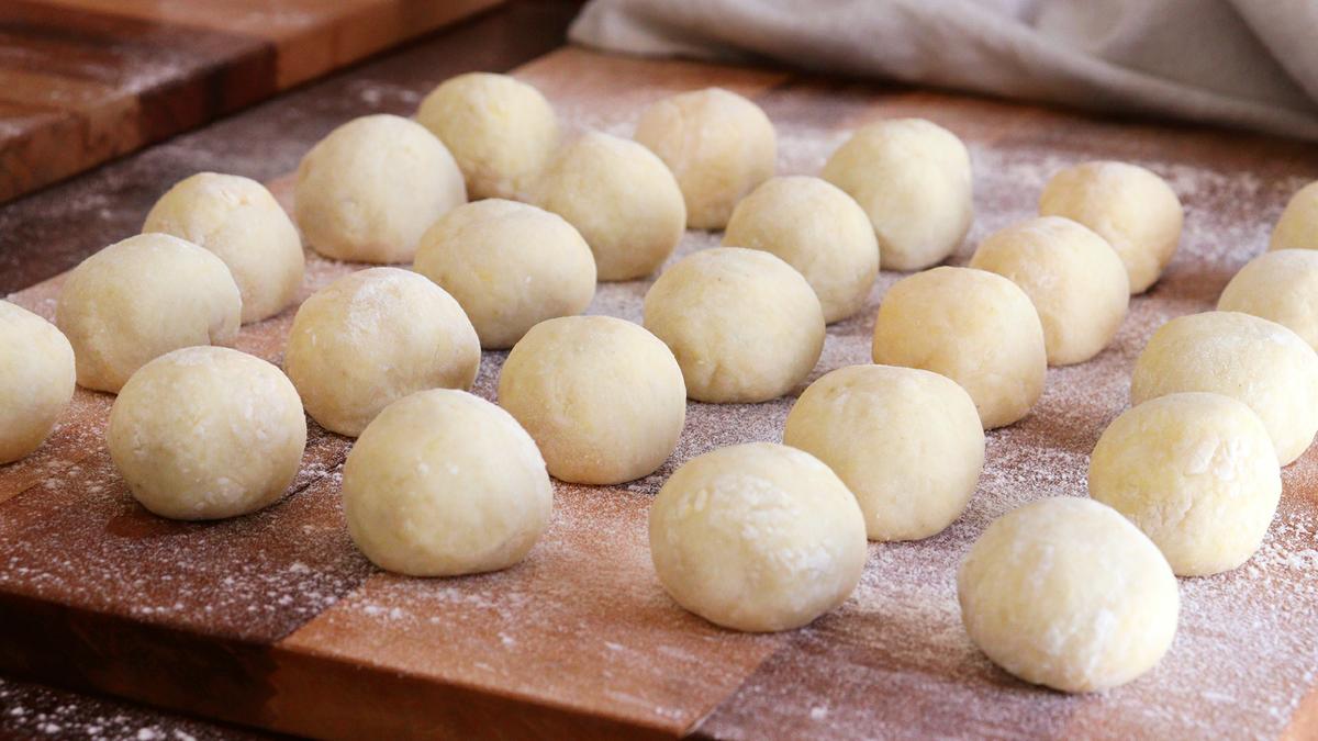 ñoquis de papa rellenos queso gnocchi