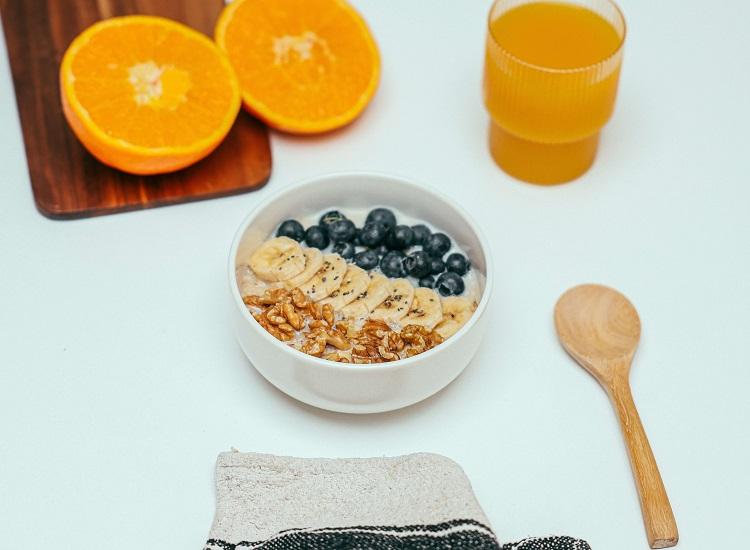 Desayuno saludable sin lactosa