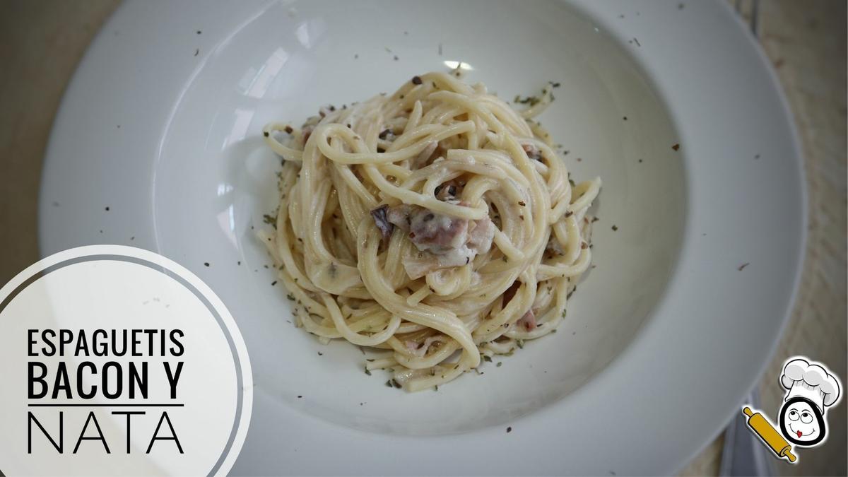 Cómo hacer la receta con bacon y nata (crema de leche) en Mambo Cecotec