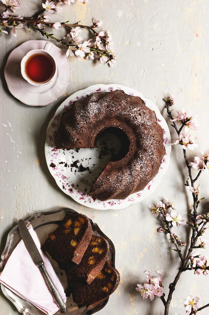 Receta de Bundt cake de cerveza negra