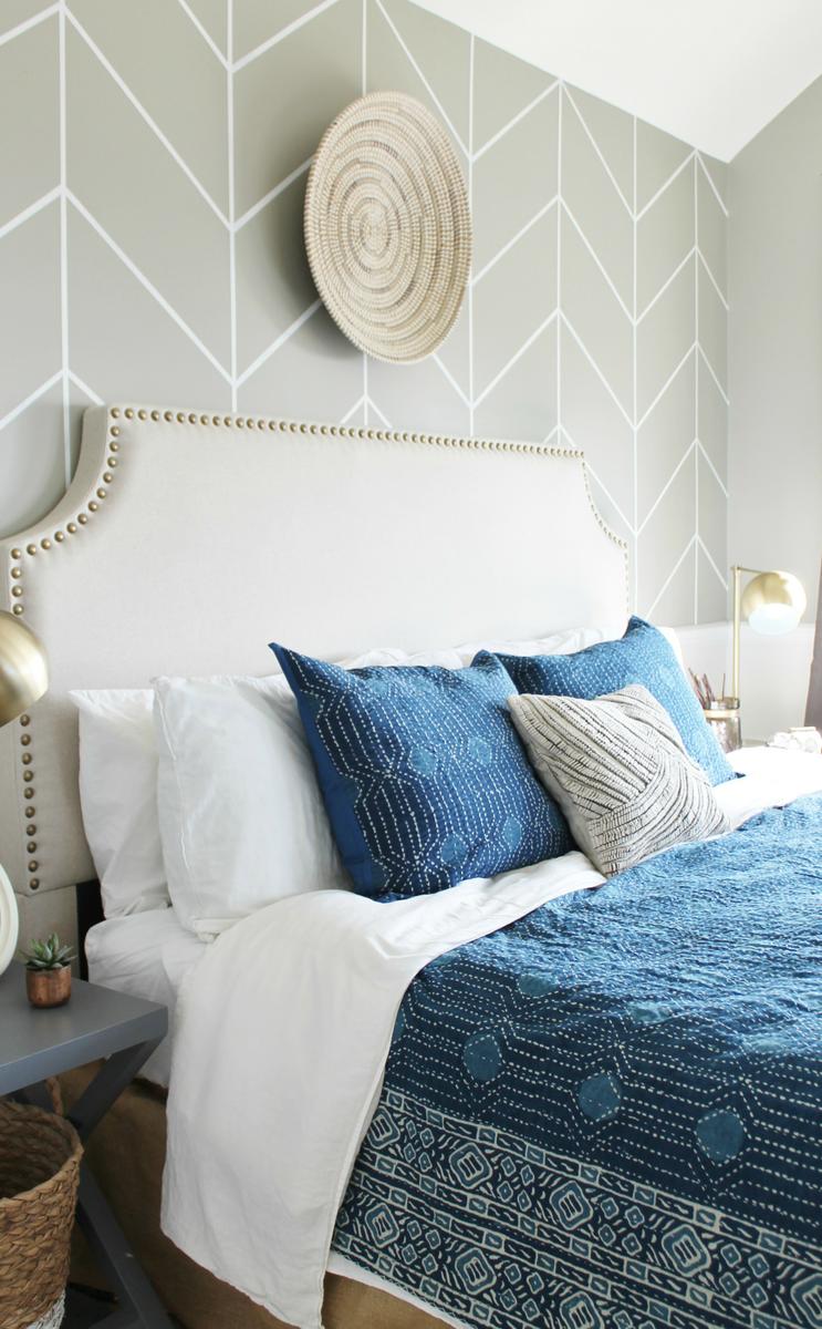 Decoración costera y relajada en el dormitorio