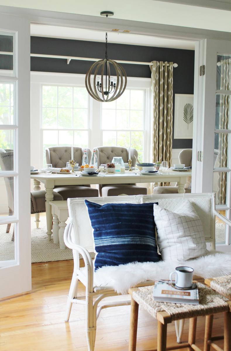 Decoración costera y relajada en casa de una bloguera