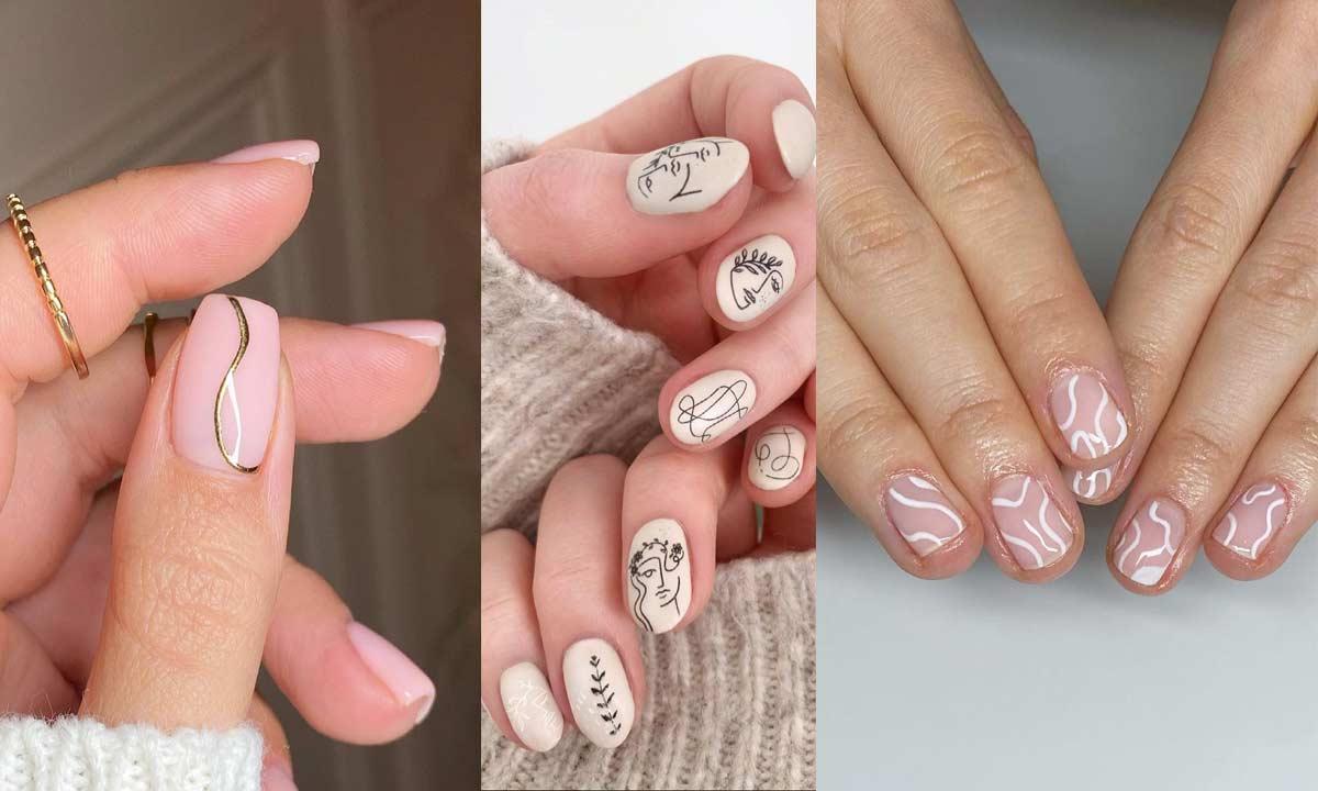 tendencias de uñas minimalista 2021