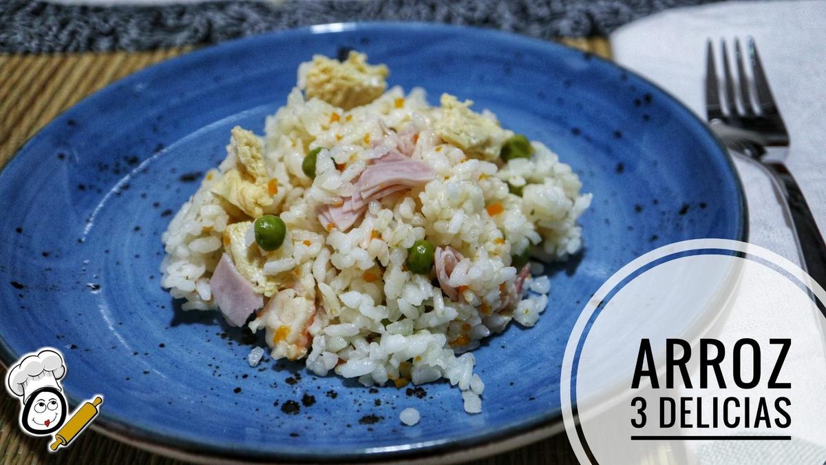 Como preparar la receta de arroz tres delicias en Mambo Cecotec